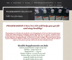 PharmaShopUSAColtd.YolaSite.com logo