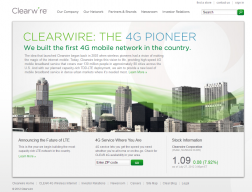 Clearwire Internet Provider Service logo