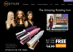 INstyler hair 3 in 1 styling tool logo