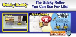 Sticky Buddy (As Seen on TV) 7850 Ruffner Ave. Dept. 4000, Van Nuys logo