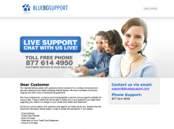 BlueBGSupport.com logo