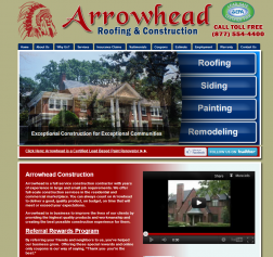 Arrowhead Roofing logo