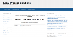 Legal Process Solutions logo
