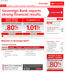 Sovereign Bank logo