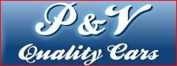 P &amp; V Quality Cars logo