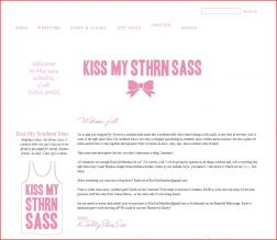 Kiss My Southern Sass logo