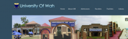Wah University logo