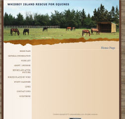 Whidbey Island Resque of Equine logo