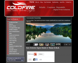 COLD FIRE SIGNS logo