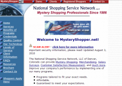 Mystery Shopper Network logo