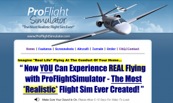 Pro Flight Simulator,   Owner is Don Freeman logo