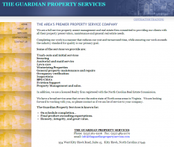 THE GUARDIAN PROPERTY SERVICES logo