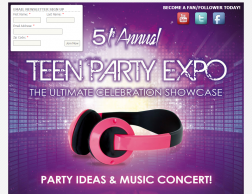 Teen Party Expo in Los Angeles logo