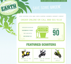 GreenEarthScooters.com logo