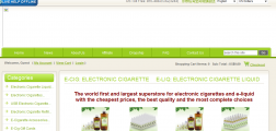 E-cigs electronic cigarettes logo