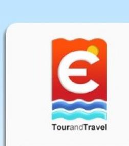 e tours and travel logo