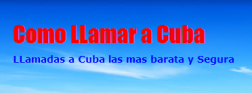 Web. Como llamar a Cuba logo