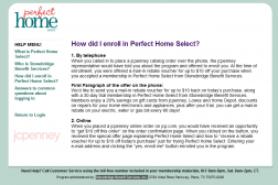 JC Penny - Perfect Home Select logo