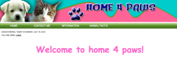 Home4Paws logo