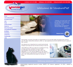 Venture Pets Travel Agency logo