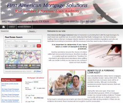 First American Mortgage Solutions logo