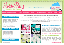 Love Bug Wedding Invitations logo