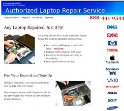 Authorized Laptop Repair logo