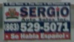 Sergio towing logo