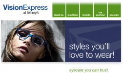 Vision Express @ Macys logo