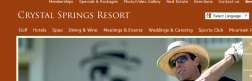 Crystal Springs Golf Resort logo