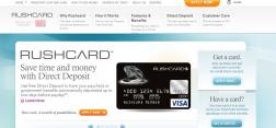 rushcard prepaid card by bankcorp logo